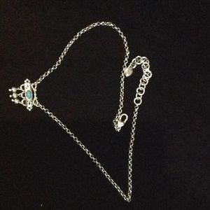 Brighton turquoise/silver necklace